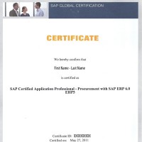 SAP Certification Prerequisites