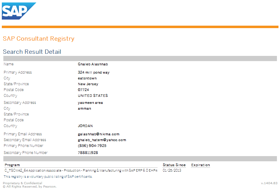 SAP Consultant Registry: An Overview