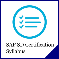 SAP SD Certification Syllabus