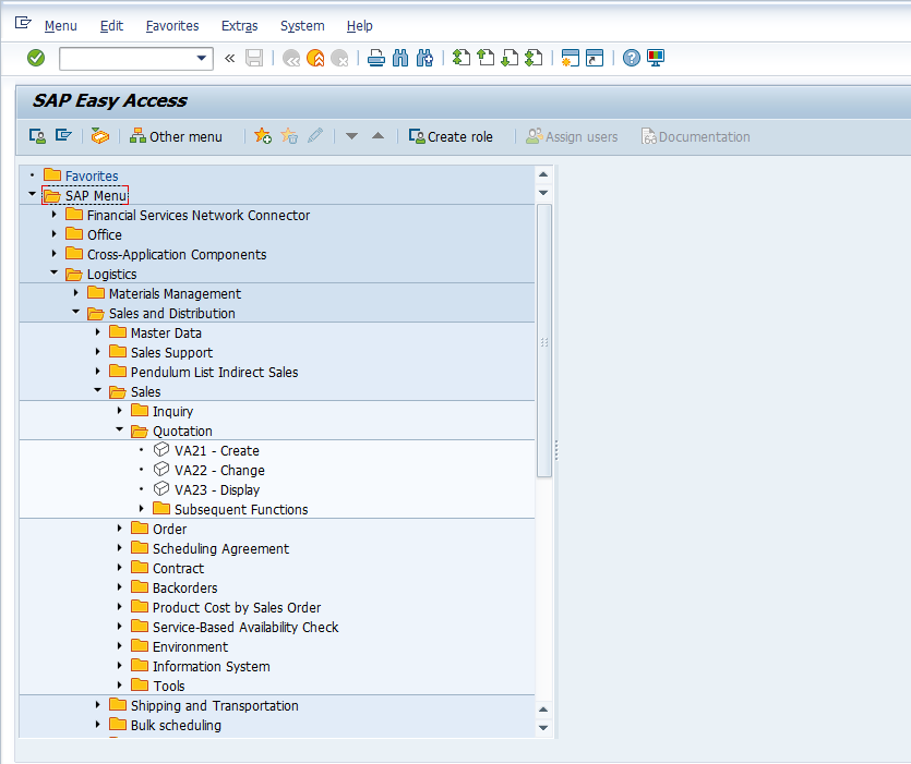 Transactions VA22 and VA23 - Change and Display Quotations