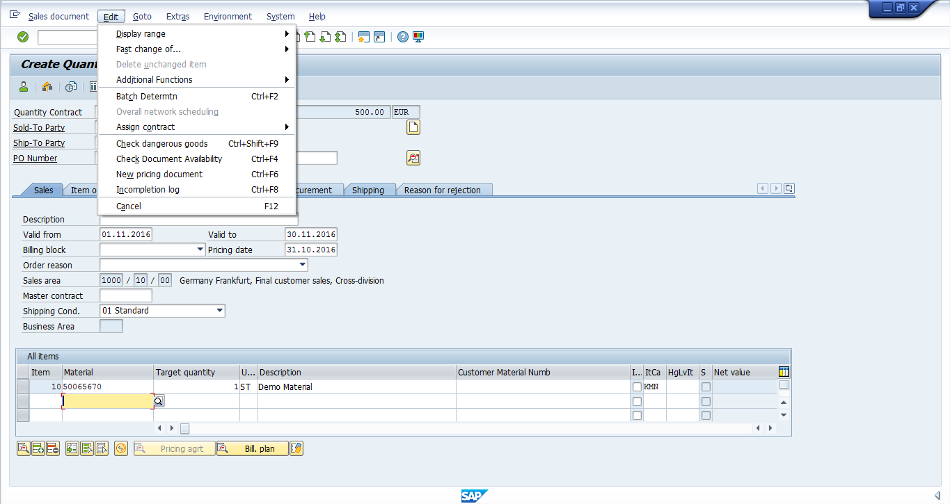 Check Incompletion Log of Contract