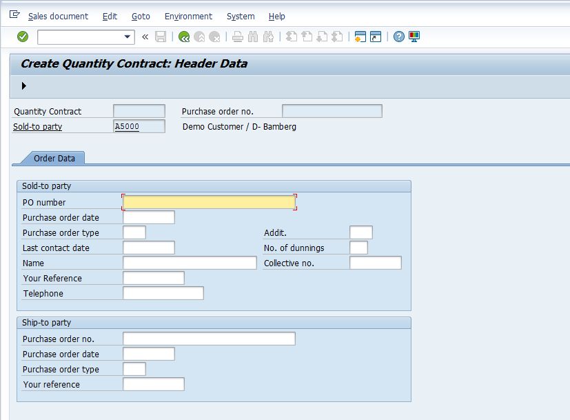 The System Shows the Screen with Missing Data