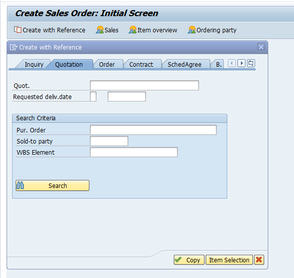 Create with Reference - Options