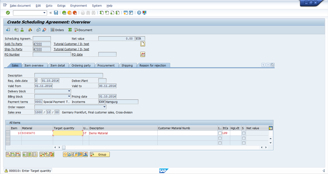 how-to-create-a-scheduling-agreement-in-sap-sd-erproof