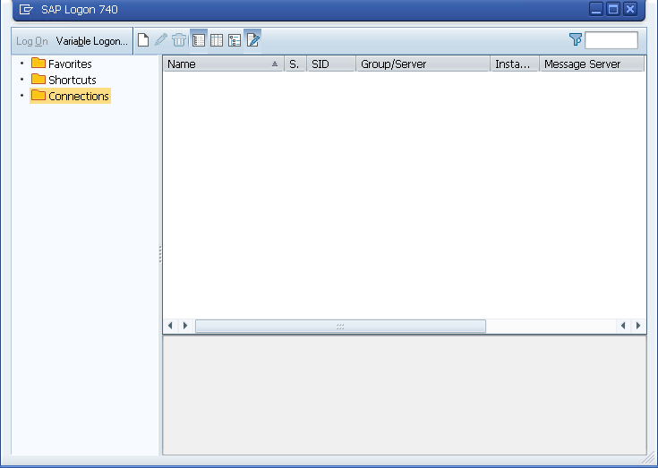 Add New Connection to SAP Logon