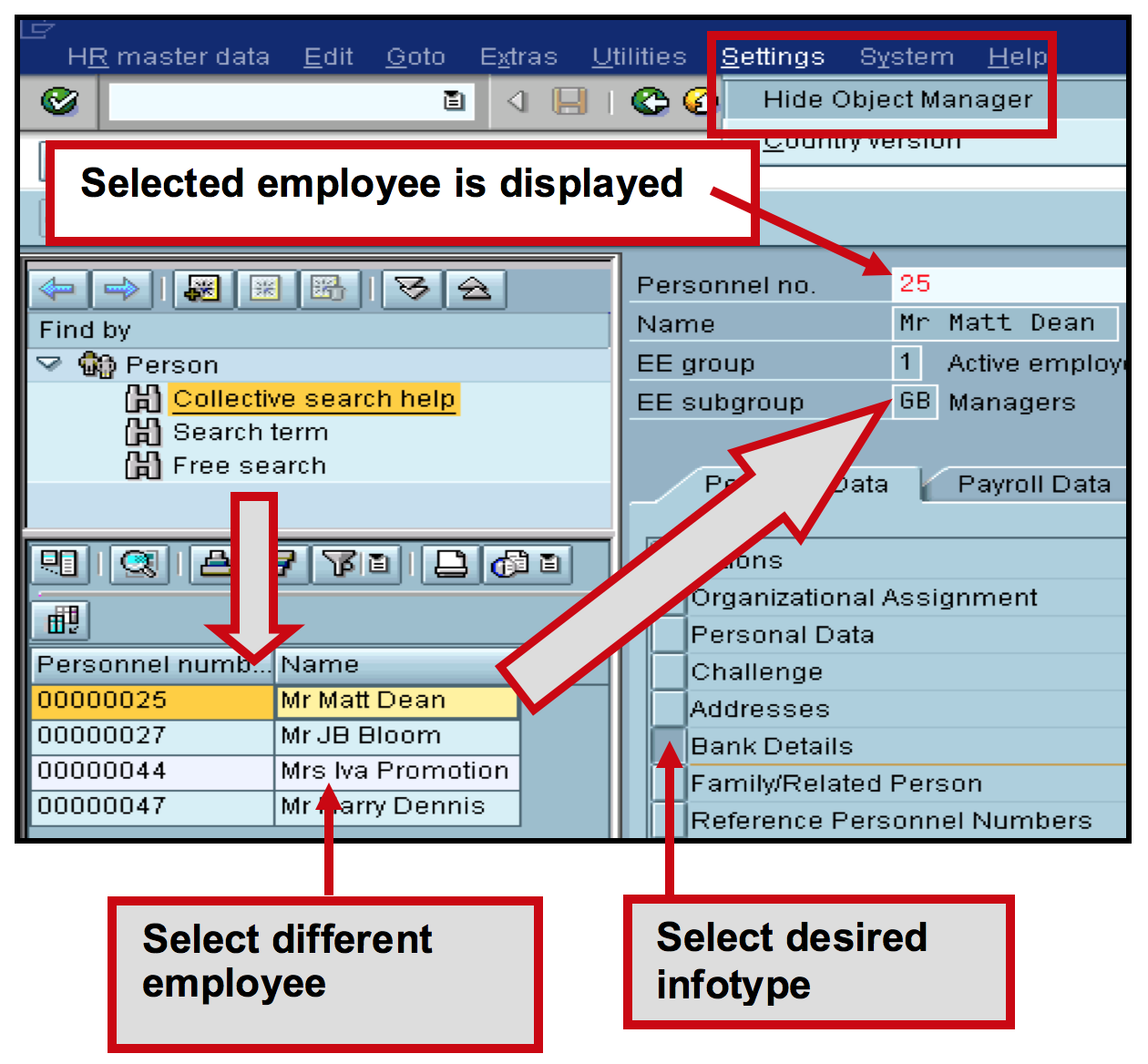 global assignment in sap hr