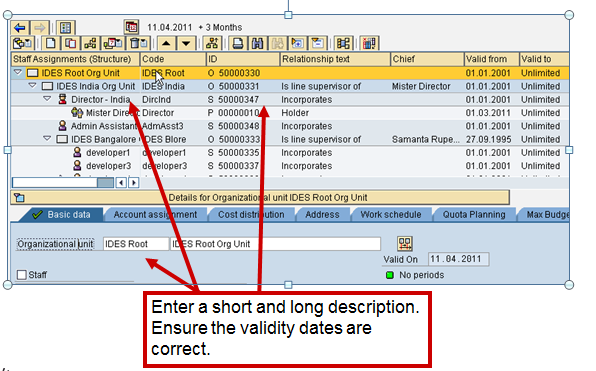 Create a New Object in Organization and Staffing