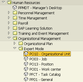 Create an Organizational Unit