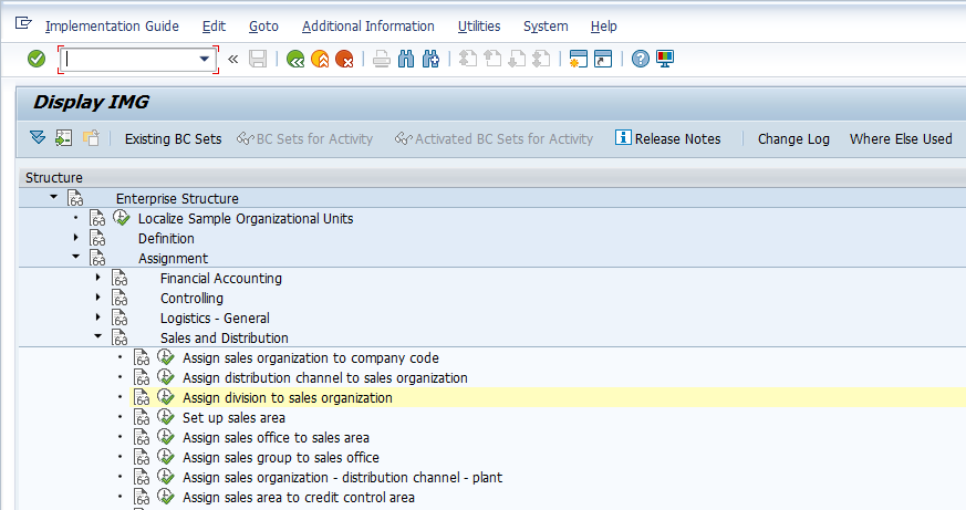 Division Configuration – Assigning Division