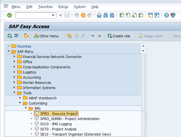 SAP Sales Office Configuration – Accessing Customizing via Menu