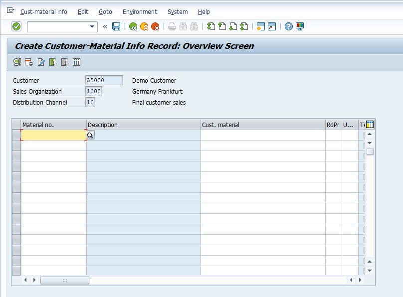 sap crm technical material free