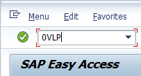 Start 0VLP Transaction