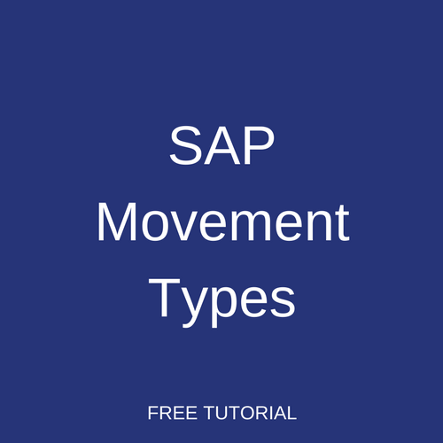 SAP Movement Types