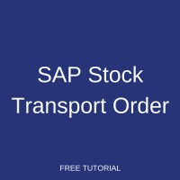 SAP Stock Transport Order