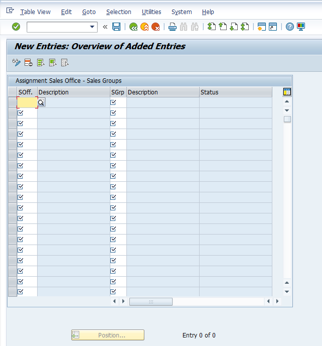 Sales Group Configuration – Assigning Sales Groups