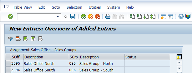 Sales Group Configuration – Assigning Sales Groups to Sales Offices