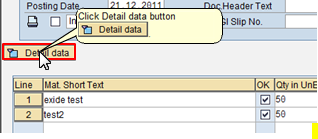 Detail Data Button