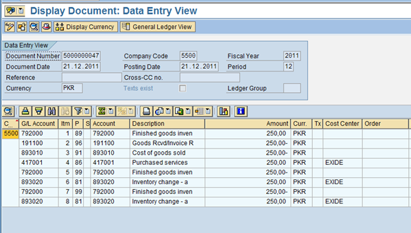 SAP FI Document Corresponding to Transfer Posting