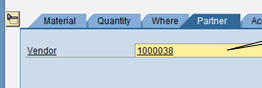 Vendor in MIGO Transaction