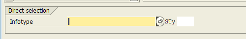 Direct Selection of an Infotype in PA20 Transaction