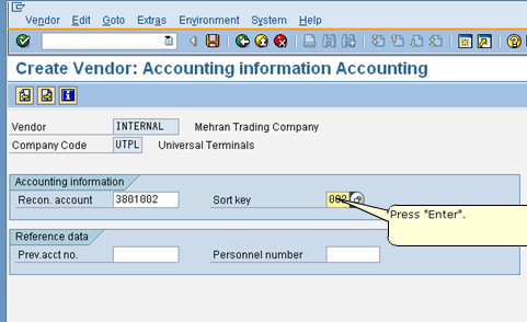 Company Code Level Details (Reconciliation Account)