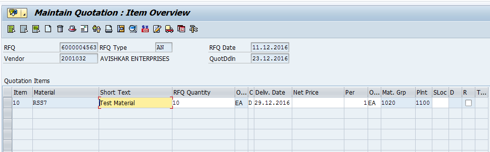 SAP Request For Quotation RFQ Tutorial Free SAP MM Training