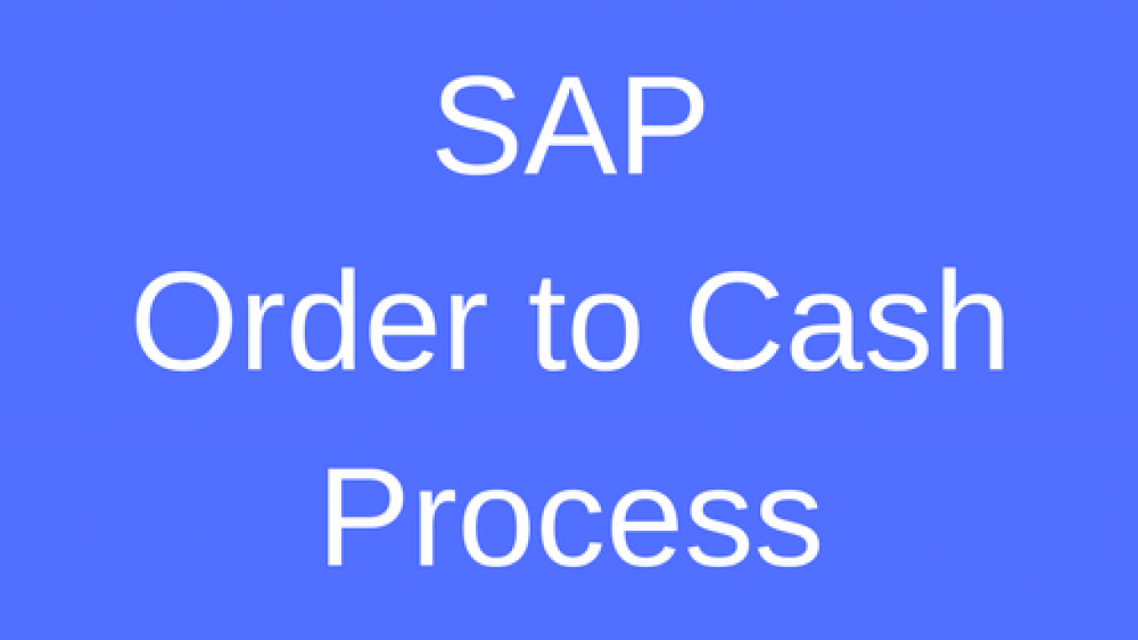 Sap Otc Process Flow Chart