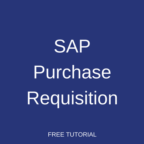SAP Purchase Requisition