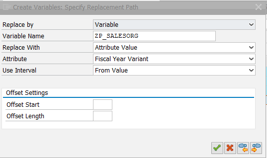 Replacement Variable for Fiscal Year Variant