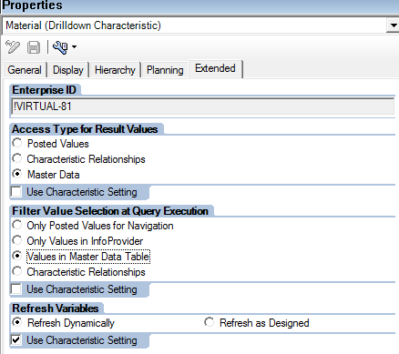 Characteristic Properties (Material)