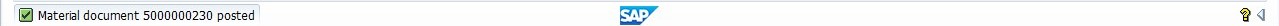 SAP Material Document Number