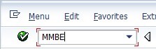 SAP Stock Overview Transaction Code