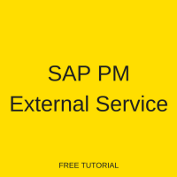SAP PM External Service