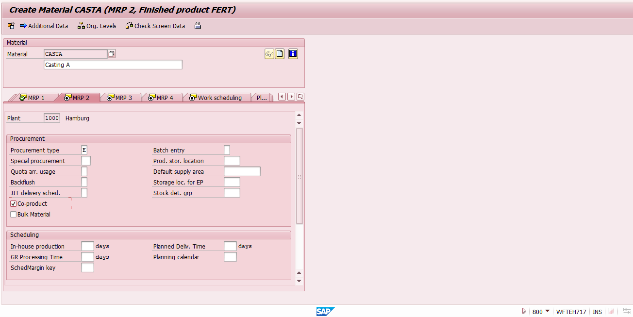 SAP Co-Product Indicator in Material Master Record