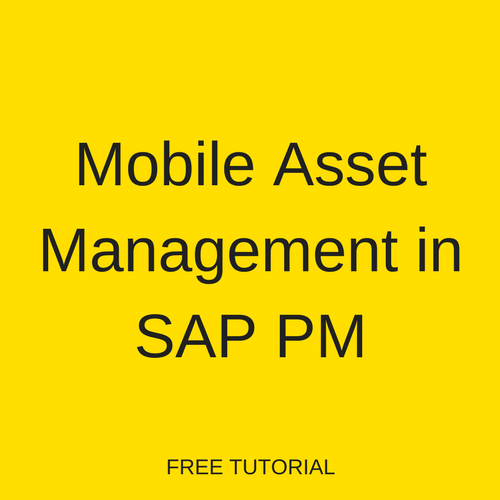 Mobile Asset Management in SAP PM