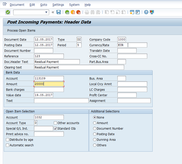 SAP Incoming Payment Tutorial Free SAP FI Training