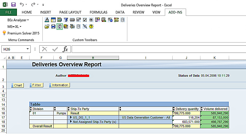 Report Output