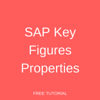 SAP Key Figures Properties