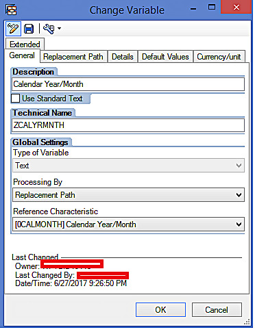 Variable Properties