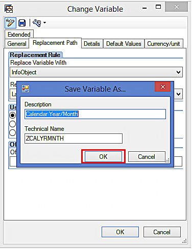 Saving the Variable