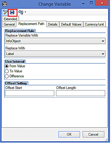 Saving the Variable