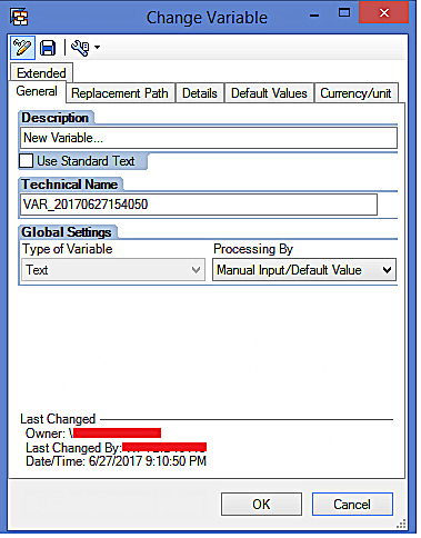 Variable Properties