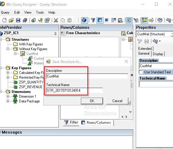 Giving Description and Technical Name for Global Structure