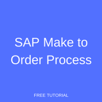 SAP Make to Order Process