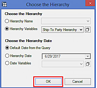 Saving the Hierarchy Variable (3)
