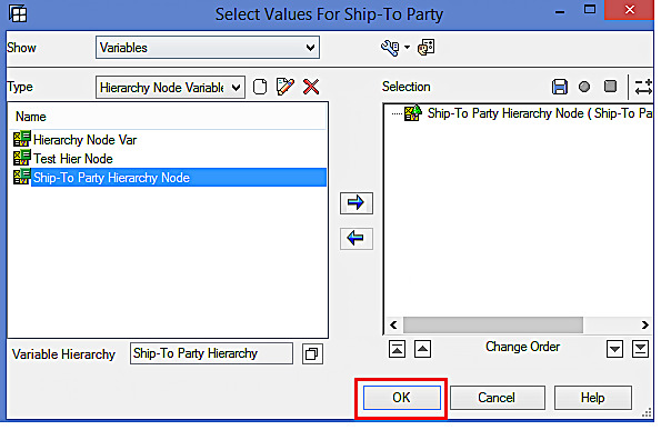 Selecting the Hierarchy Node Variable (3)