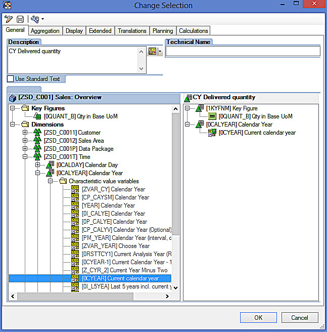 Adding Current Calendar Year Restriction to the Selection