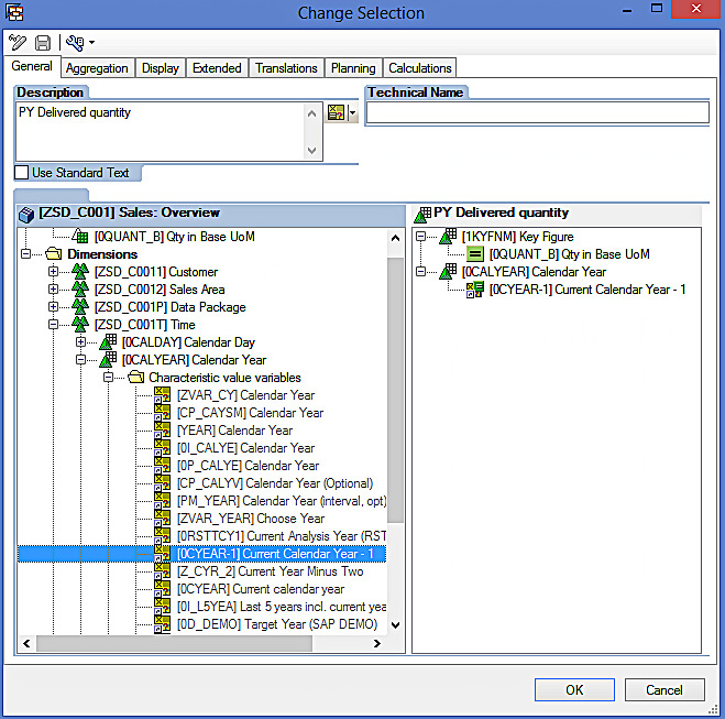 Adding Current Calendar Year-1 Restriction to the Selection