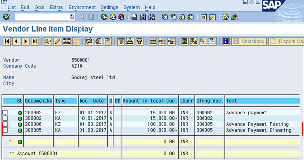 Vendor Line Item Report