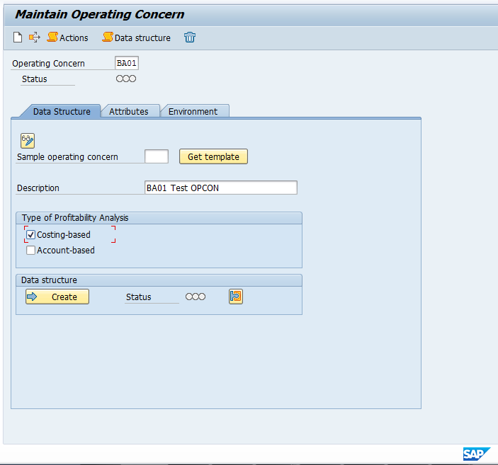 Data Structure Tab